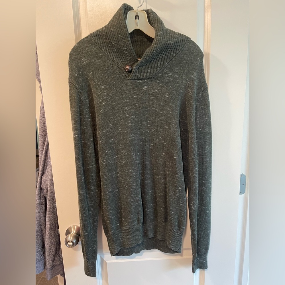 Weatherproof Men's Olive Turtleneck Sweater